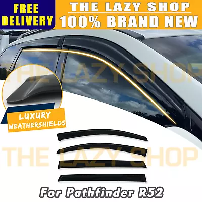 Luxury Weather Shields Weathershields For Nissan Pathfinder R52 2013-2021 • $66.50