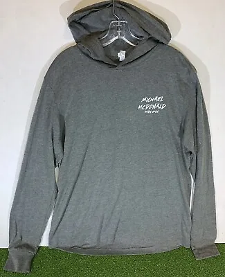 Michael McDonald 2017 Wide Open Tour Long Sleeve T-shirt Hoodie Mens Size XL • $36.99