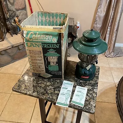 Vintage Green Coleman Lantern 228E With Box10-58 Date Code • $8.25