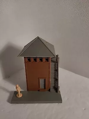 Vintage Plasticville Train Station Tower With Little Train Guy • $6.95
