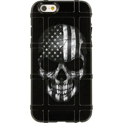 Magpul Field Case For IPhone SE455s. Skull Black Sub. USA Flag Ego Tactical • $39.95