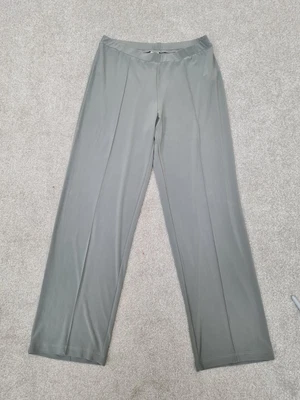 £24.99 • Buy Crea Concept Trousers Size UK 12 Khaki Green Jersey Stretchy Pullon Straight Leg