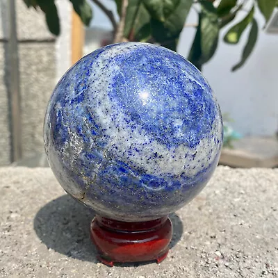 1.72LB Natural Lapis Lazuli Jasper Quartz Sphere Crystal Ball Reiki Healing. • $0.99