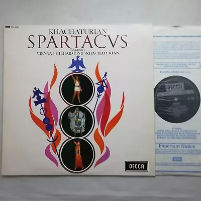 Decca LP SXL 6000 TAS LIST: Khachaturian - Spartacus Etc. / Khachaturian / VPO • £10