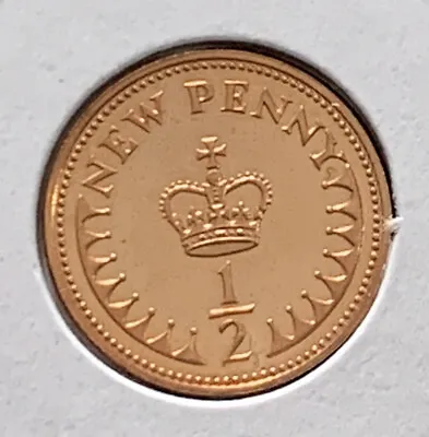 1972 Proof 1/2p Coin Half Pence Bunc Unc Bu Unreleased Set Only Rare Year UK GB • £13.95