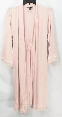 A Pea In The Pod Women's Size XS Tie Front Sleeping Maternity Robe Pink NwoT • $22.37