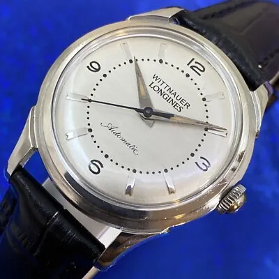 Exquisite Vintage 1950s Mans WITTNAUER LONGINES Stunning Dial Serviced &WARRANTY • $445