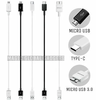 Genuine Samsung Galaxy S6 / S7 / S8 / S9 / S10 / J3 Fast Quick Charger Usb Cable • £2.95