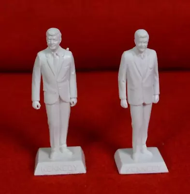 Marx Square Base Kennedy Figure 60mm Hard Plastic Candidate For President • $72.50