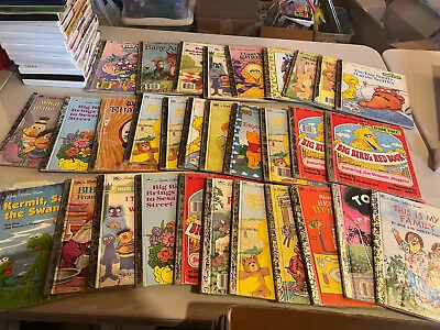 Lot Of 36 Vintage Little Golden Books - Sesame Street Disney Tiny Toons Ect • $20.49