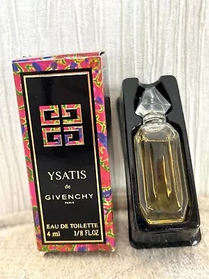 Ysatis By Givenchy 4ml Miniature Eau De Toilette Women’s Fragrance New Boxed • £10