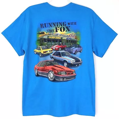 Joe Blow T's Ford Mustang Running With The Fox T-Shirt 3rd Gen 5.0 GT Fox Body • $24.99