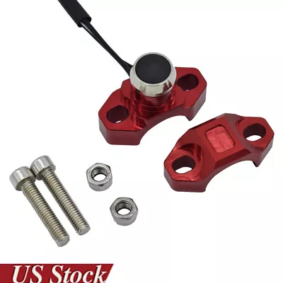 7/8  Aluminum Motorcycle Horn Switch Momentary Button Electric Power Start 12V • $13.98