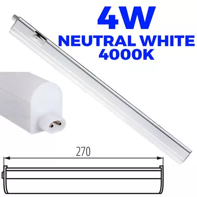 £12.89 • Buy Under Self Cabinet Light 4W LED Link Cupboard Counter Strip Kitchen Decor Mains