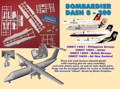 Ozmods 1/144 Bombardier Dash 8-300 British Airways • $60.50