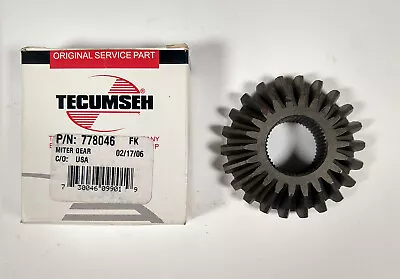 Tecumseh 778046 - Miter Gear (Bevel) NOS OEM • $15.99