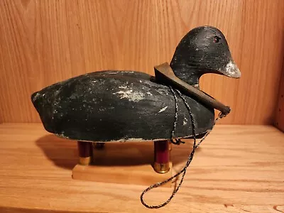 Very Nice Herters 1940s Balsa Wooden Coot Duck Decoy Waseca Minnesota • $10