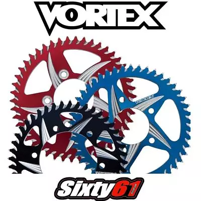 Suzuki DRZ400 SM S Rear Sprocket 2000-2024 Vortex 520 36-54T Blue Black Red Alum • $68.87