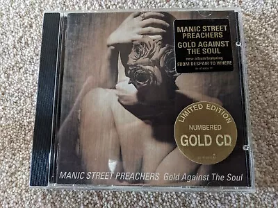 MANIC STREET PREACHERS - GOLD THE AGAINST SOUL - Limited Gold CD Album Numbered • £6.99