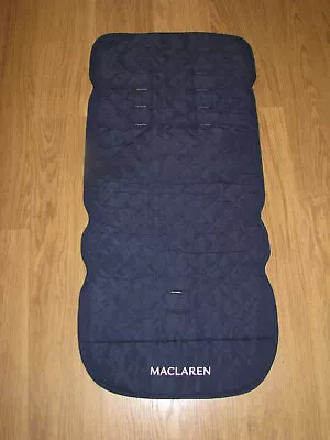 Maclaren Major Elite Seat Liner In Navy Blue • £45