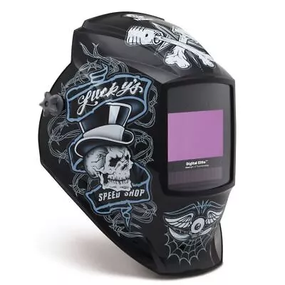 Miller Welding Helmet Digital Elite Lucky's Speed Shop Auto Darkening 289756 • $388