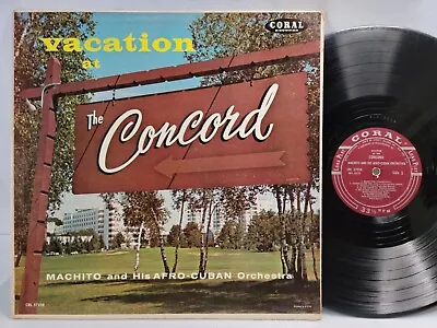 Machito & His Afro Cubans - Vacation At The Concord - OG 1958 LP - RARE MAMBO • $1