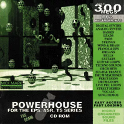 $75 • Buy Ensoniq ASR-10, Eps16, Asrx  Pwr House CD-Rom Vol. 1 Powerhouse Hip Hop Sounds