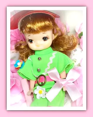 Vtg Takara Chibikko Mate Friend Dressed Doll Licca Rika Friend Japan 7  • $49.95