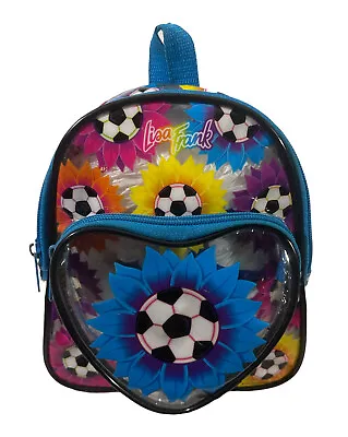 Vintage Lisa Frank Backpack Soccer Ball Print Rainbow • $212