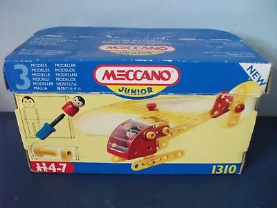 Vintage 1993 Junior Plastic  Meccano   Set.  1310   (3 Models)  Lot. 2. • £9