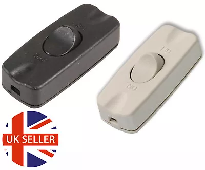 PRO ELEC Inline Electric Light Switches Rocker Switch 2 Core Cable Connection 2A • £3.89