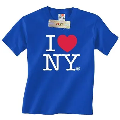 Royal Blue I Love NY T-Shirt Tee New York City Souvenir • $14.88