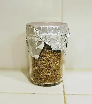 1 Sterilized Half Pint Mushroom Substrate Jar BRF PF Tek High Yield Grow  • $7.50