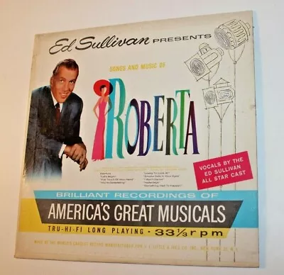 1959 Ed Sullivan Presents Roberta Vinyl LP Record  • $6.97