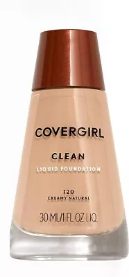 Covergirl Clean Liquid Foundation (120 Creamy Natural) • £6.95