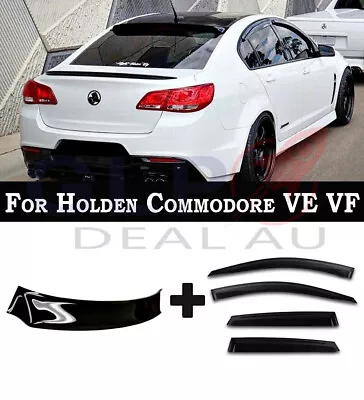 Rear Roof Visor Spoiler Weathershields FOR Holden Commodore VE VF SV6 SS HSV R8 • $205