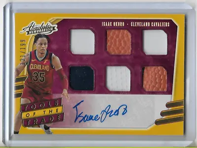 $70 • Buy 2020-21 Absolute Isaac Okoro Tools Of The Trade 6 Jersey Auto RC /199 Cavaliers