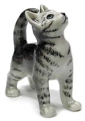 ➸ NORTHERN ROSE Miniature Figurine Grey Tiger Cat • $14.87