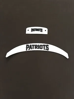 $20 • Buy New England Patriots  Front And Rear 3D Bumpers Riddell Full Size Speed Helmet