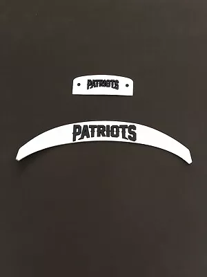 $20 • Buy New England Patriots  Front And Rear 3D Bumpers Riddell Full Size Speed Helmet