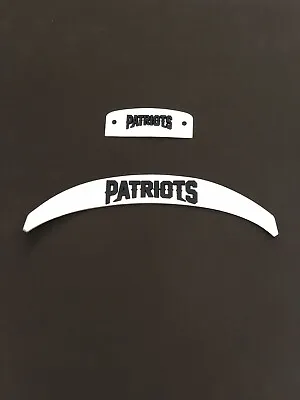 New England Patriots  Front And Rear 3D Bumpers Riddell Full Size Speed Helmet • $20