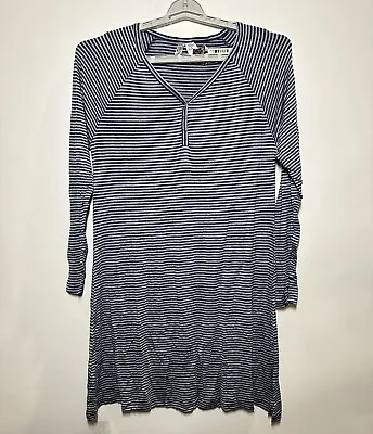Lamaze Maternity Long Sleeve Striped Sleep Shirt Pajamas Nightgown - Navy XL • $6