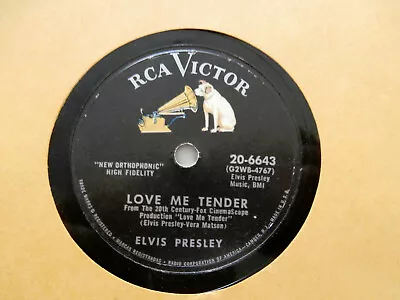 Elvis Presley~ Love Me Tender~  Anyway You Want Me~ Rca ~ 78 • $99.99