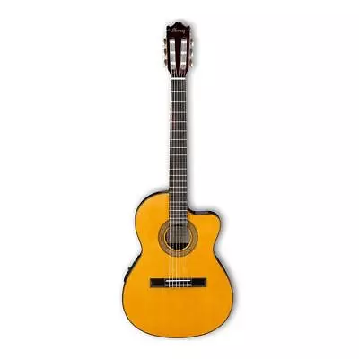 Ibanez Classical GA5TCE Thinline Cutaway AE Guitar Natural High Gloss • $279.99