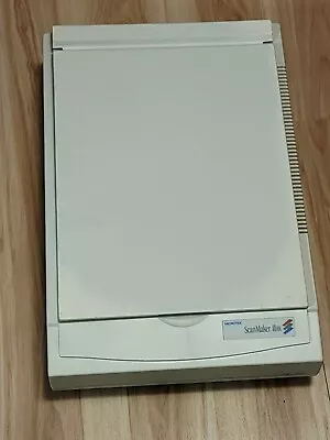 Microtek ScanMaker IIHR PC Color Flatbed Scanner MRS-1200ZS Vintage Untested • $29.99