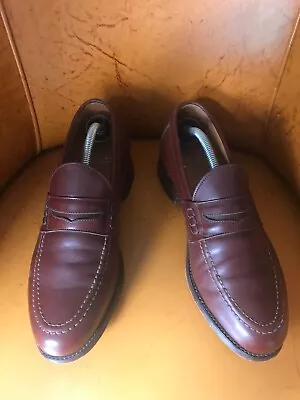 £80 • Buy SANDERS Men's Brown All Leather Penny Loafers Shoes Size 11/45