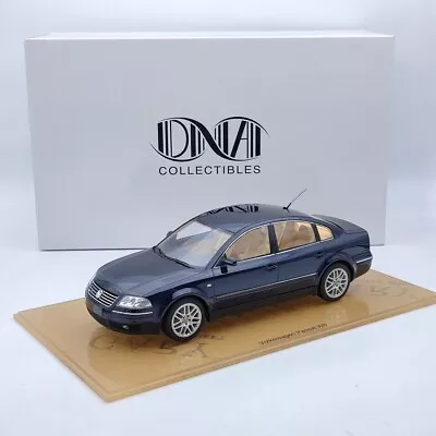 $196 • Buy DNA Collectibles 1/18 Volkswagen VW Passat W8 2001 Blue DNA000029 Resin Model