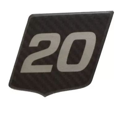 MasterCraft Boat Raised Insert Decal 7502069 | X20 Black Carbon Fiber • $45.64