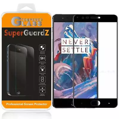 SuperGuardZ FULL COVER Tempered Glass Screen Protector For OnePlus 3T /oneplus 3 • $13.41