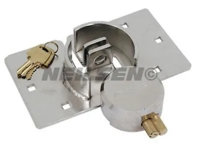 Van Door Lock 73mm Van Security Padlock Hasp Van Lock & 2 Keys Shed Garage Lk107 • £19.99